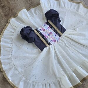 Golden K-pop demon hunters dress 5/6T